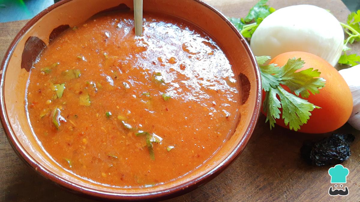 Receta de Salsa roja para tacos