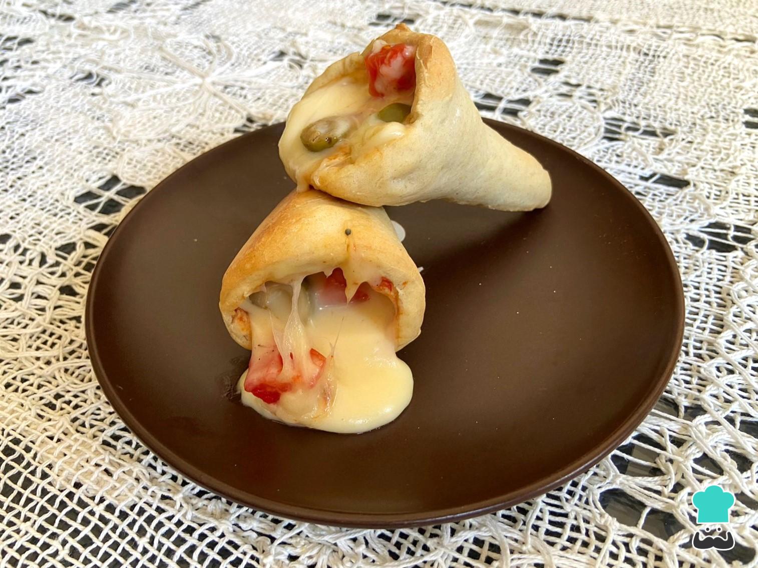 Receta de Cono pizza