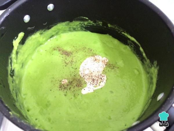 Receta de Crema de guisantes y menta - Paso 5