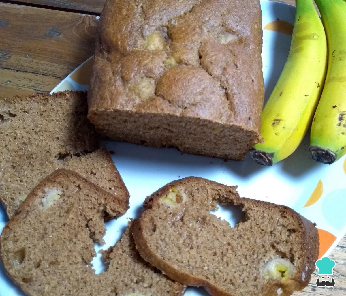 Receta de Pan de plátano