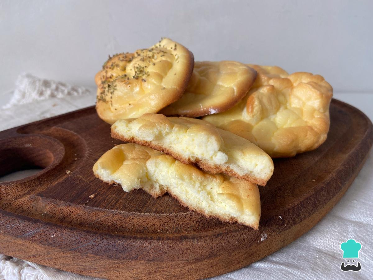 Receta de Pan nube keto