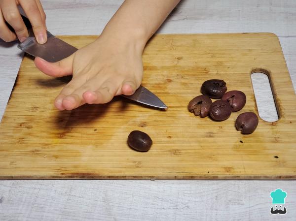 Receta de Tallarines a la puttanesca - Paso 1