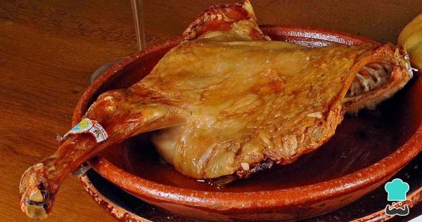 Receta de Lechazo castellano asado