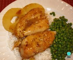 Receta de Pechugas de pollo con piña-image