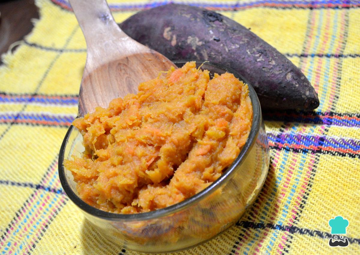 Receta de Puré de camote