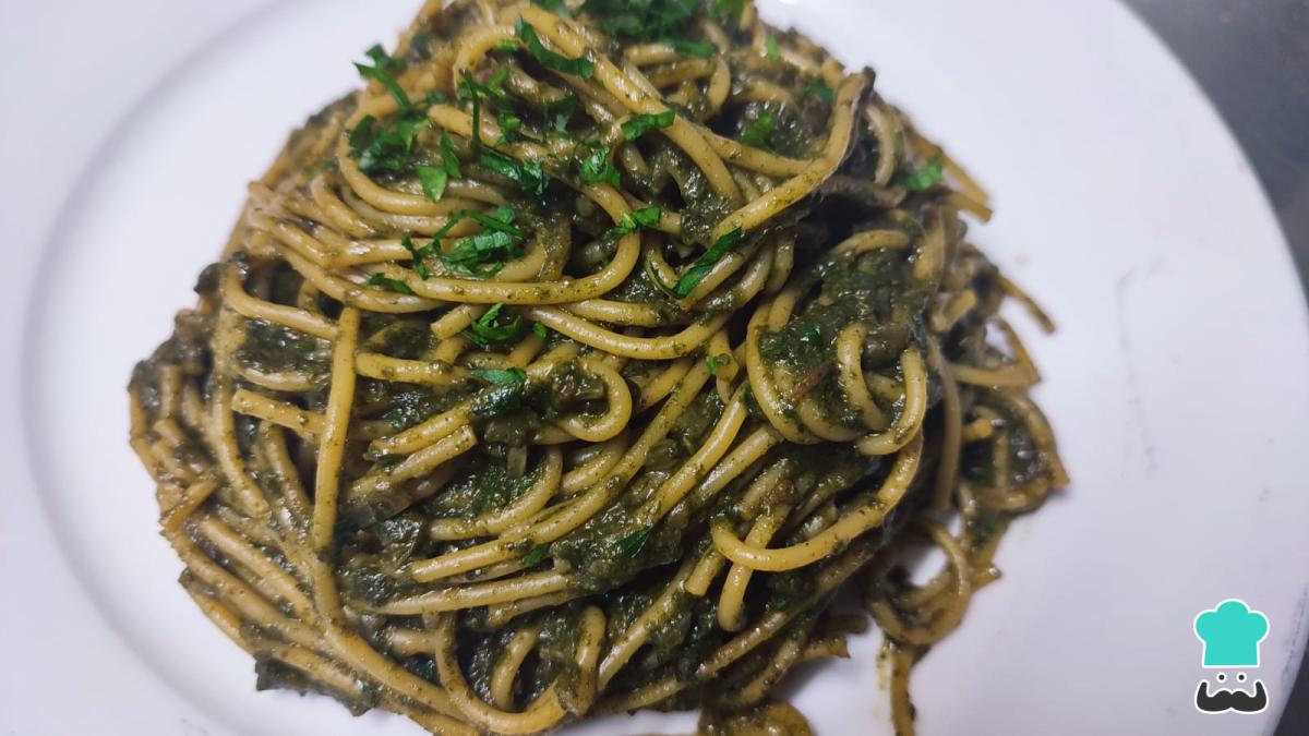 Receta de Sopa seca chinchana