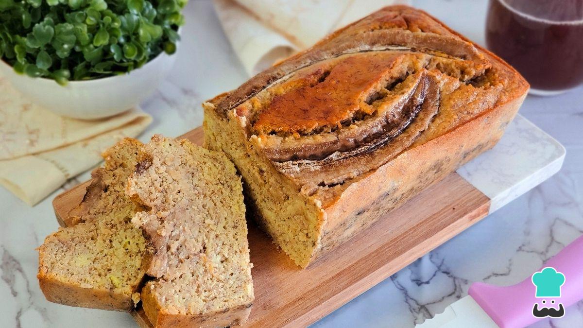 Receta de Banana bread saludable: sin gluten, sin azúcar y súper esponjoso