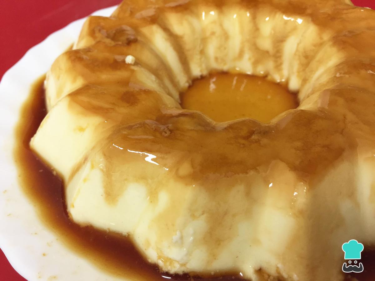 Receta de Flan de queso sin horno y sin huevo