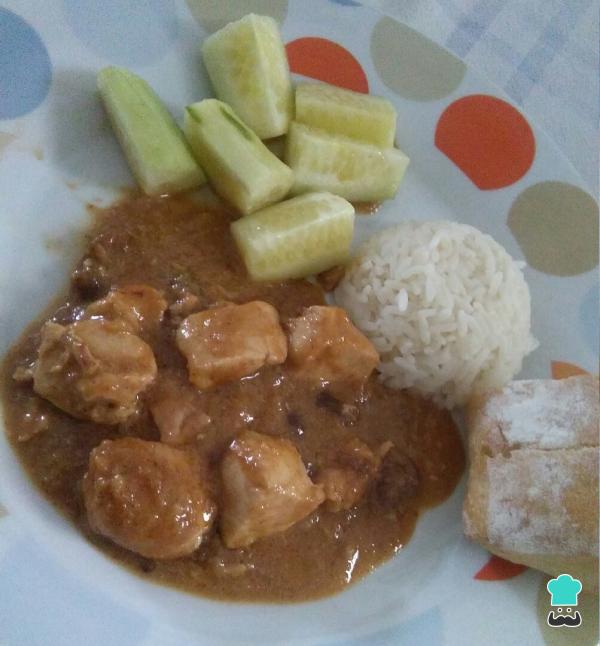 Receta de Pollo al curry rojo tailandés - Paso 7