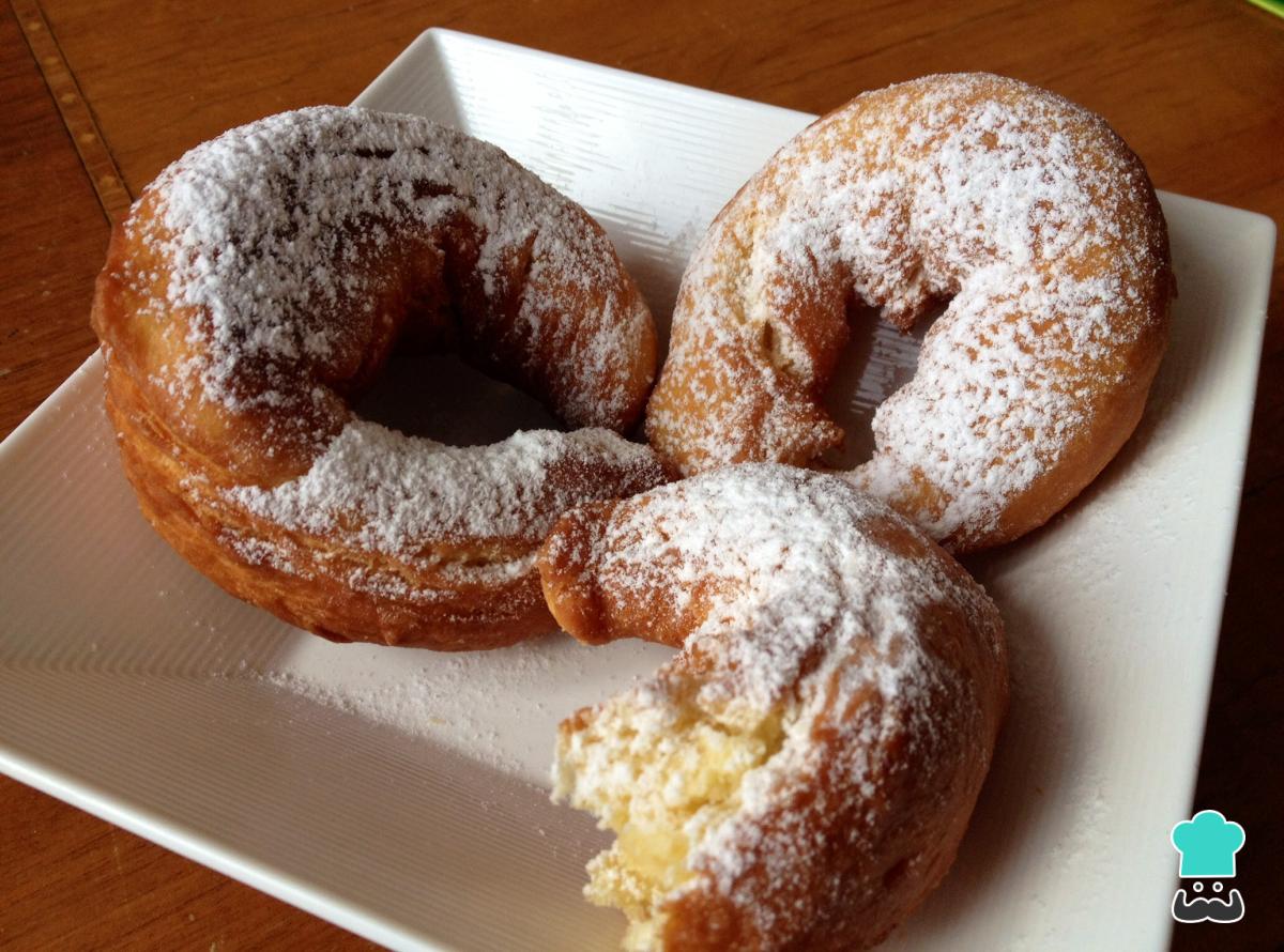 Receta de Roscos de naranja fritos