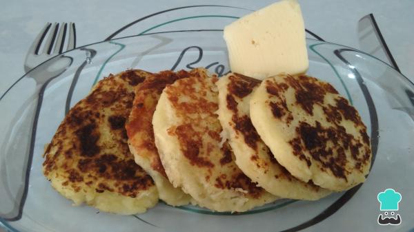 Receta de Arepas de yuca