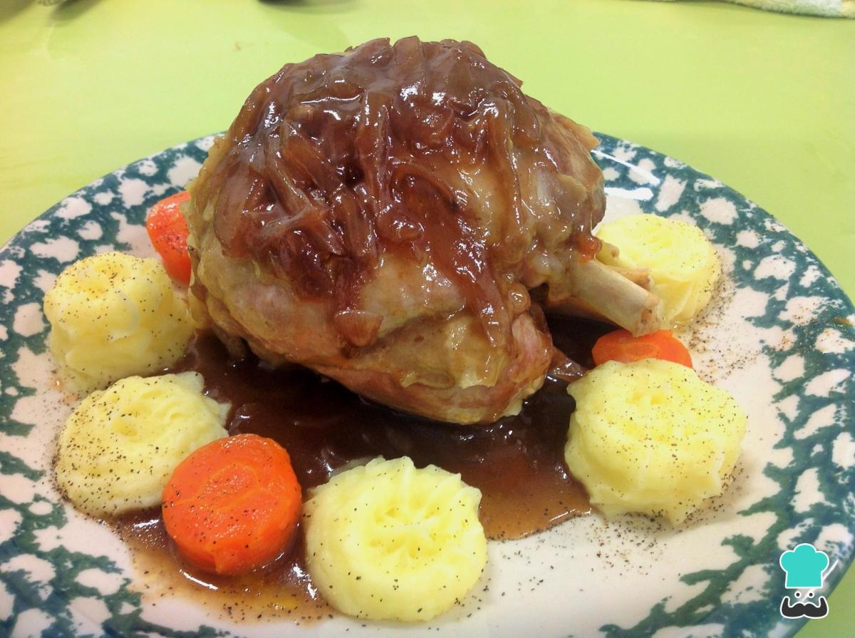 Receta de Codillo con salsa de miel