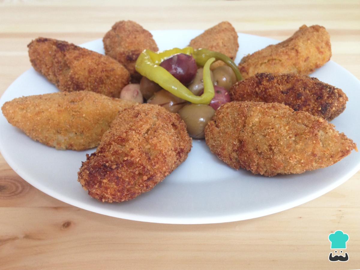 Receta de Croquetas de cabrales y manzana