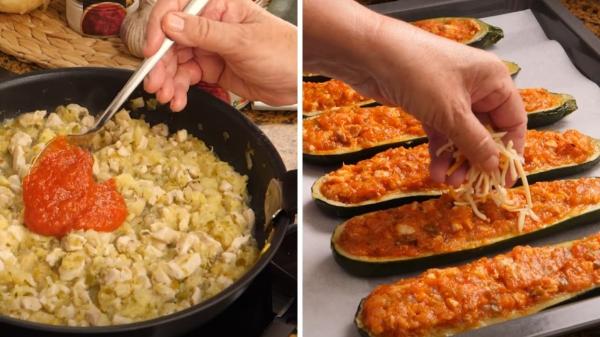 Carmen Butrón, cocinera: “Para que los calabacines rellenos queden más ricos, no uses carne picada; mejor hazlos con 400 g de pollo y 200 g de salsa de tomate” - El toque de la salsa de tomate que cambia por completo el relleno