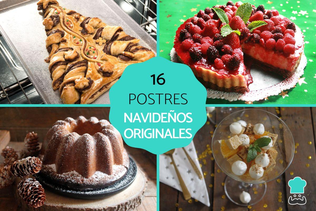 Postres navideños originales