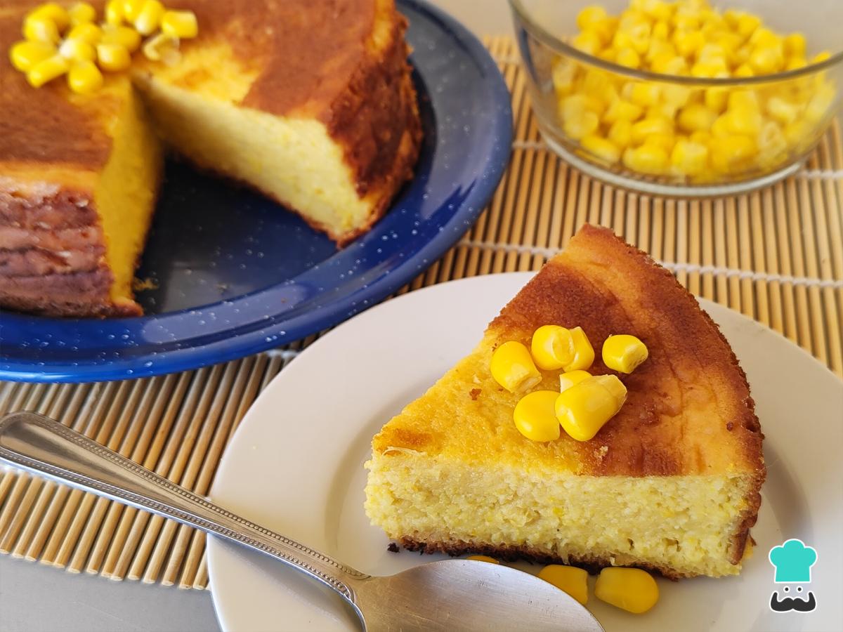 Receta de Torta de elote