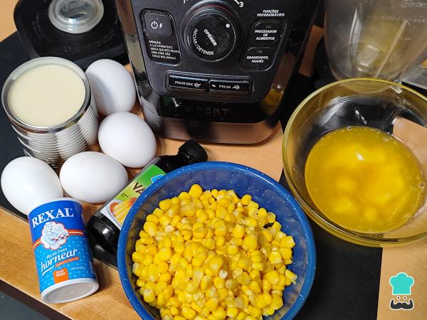 Receta de Torta de elote - Paso 2