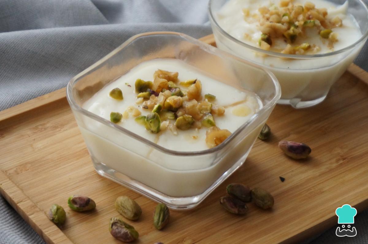 Receta de Mahalabia (natillas árabes)
