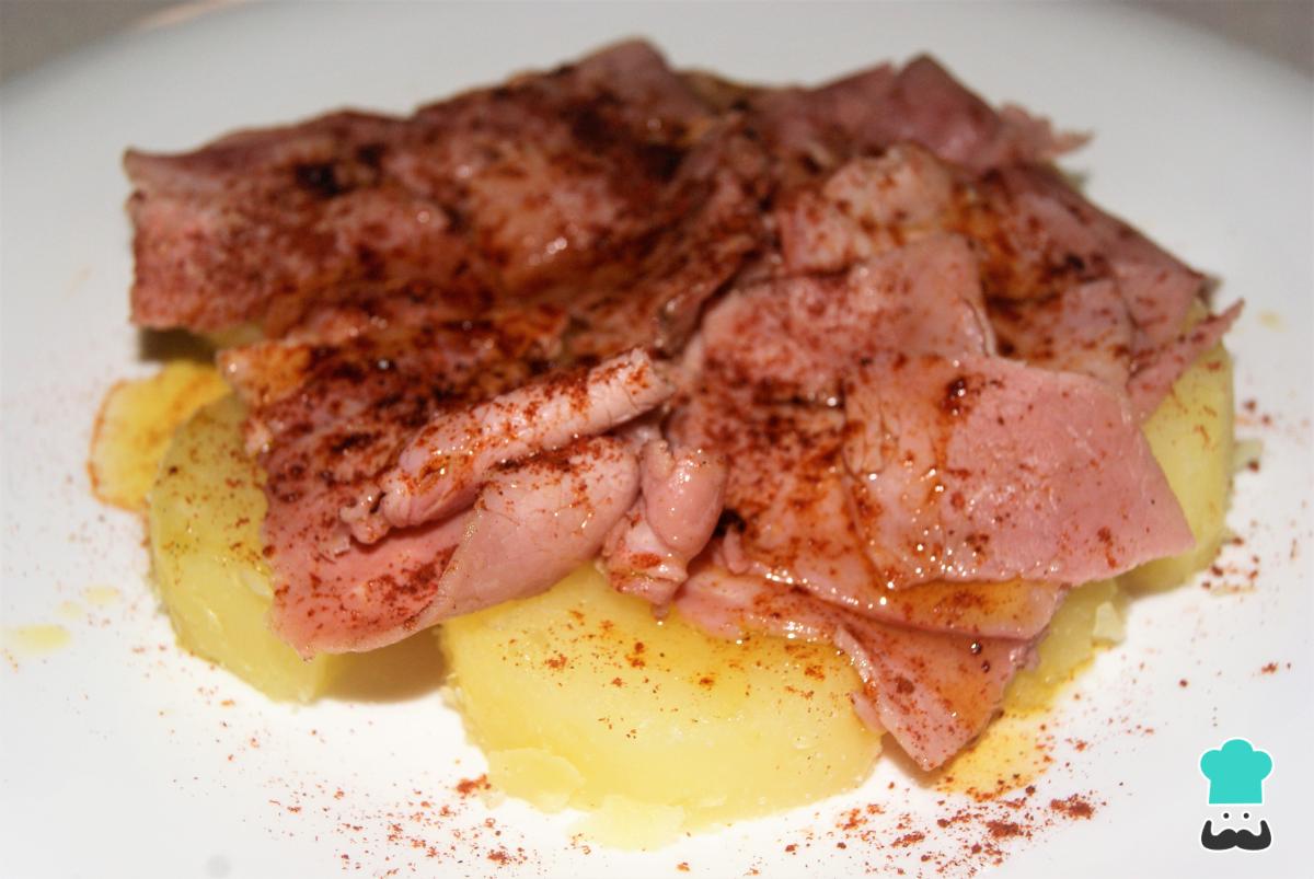 Receta de Lacón a la gallega con patatas