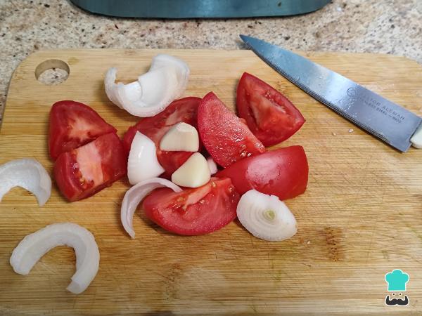 Receta de Salsa de pepino para pozole - Paso 2