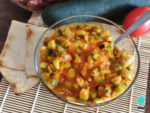 Receta de Salsa de pepino para pozole - Paso 6