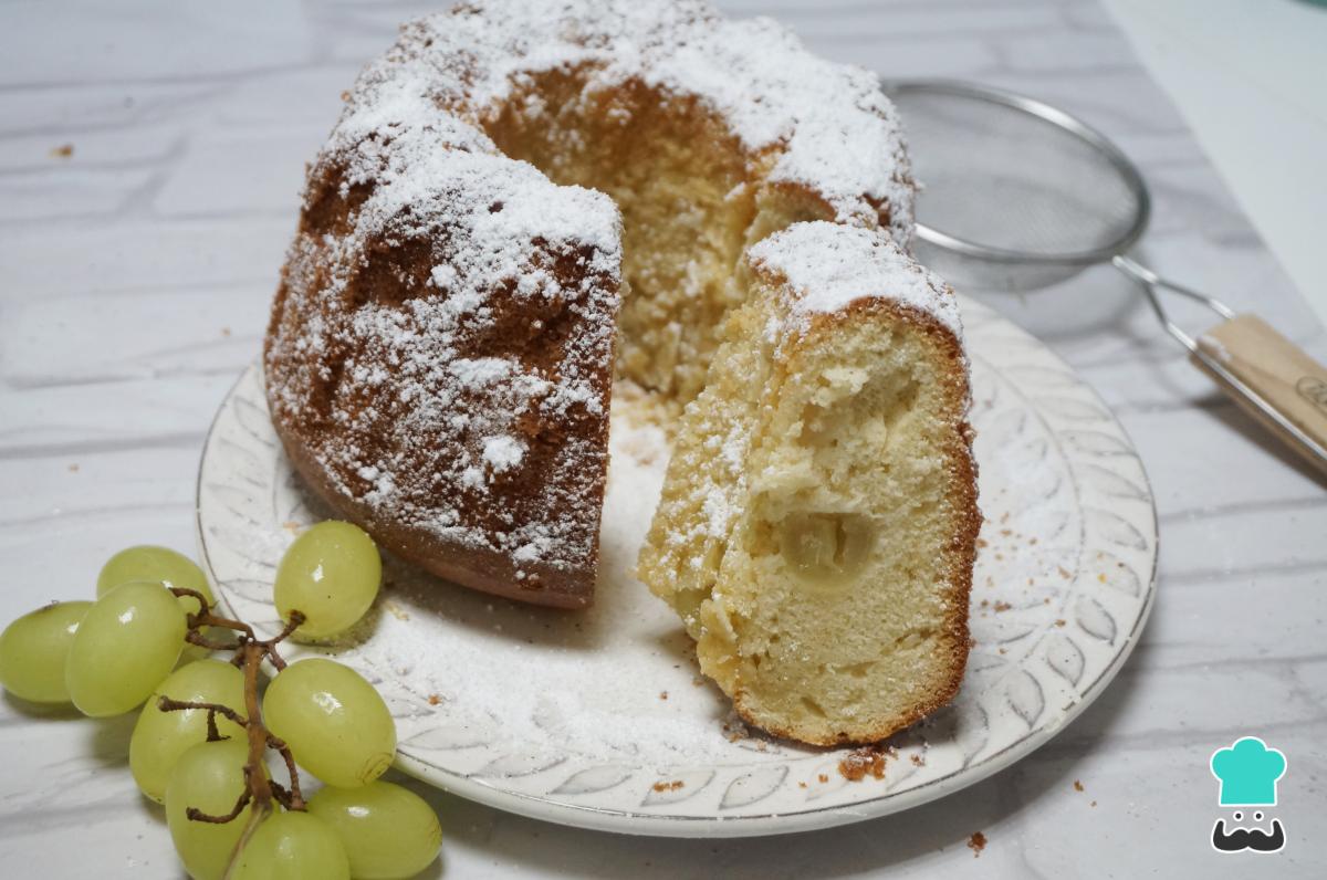 Receta de Bizcocho de uvas