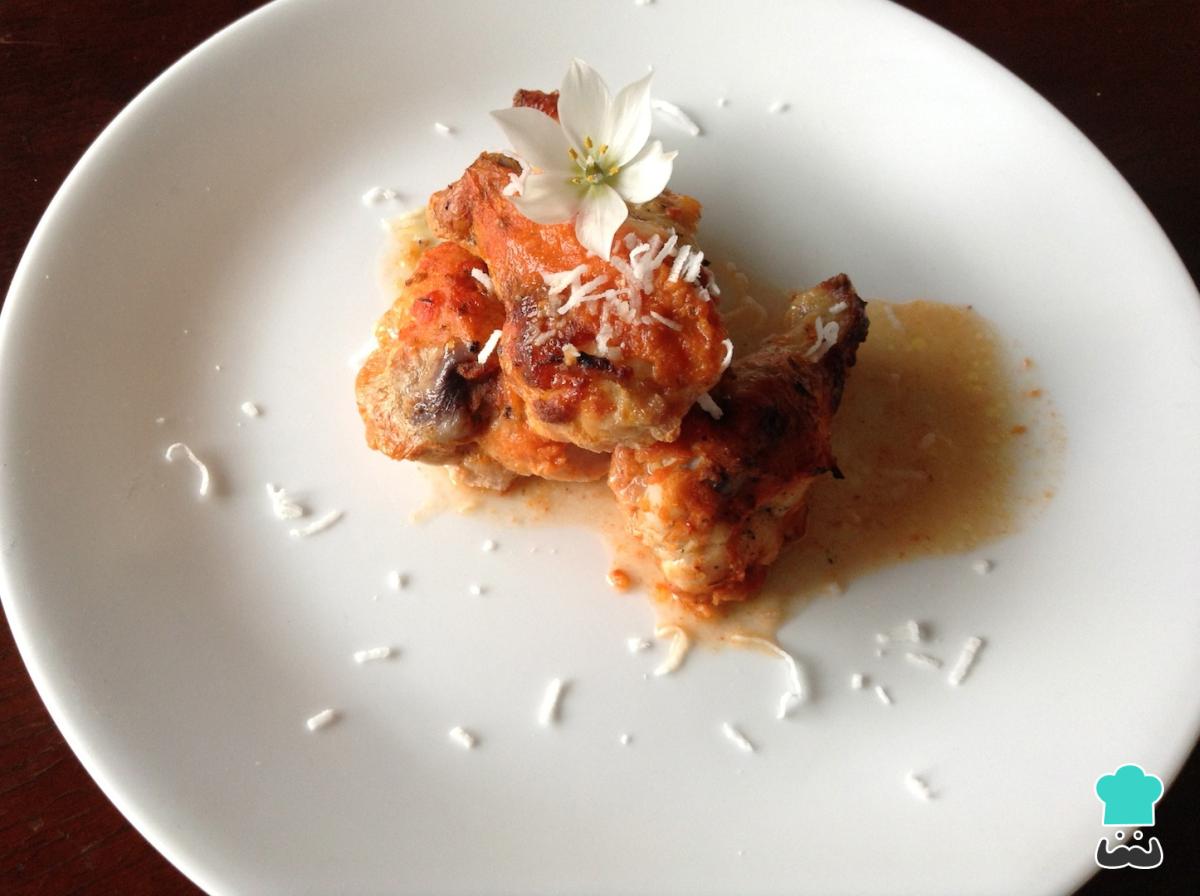 Receta de Pollo en salsa de coco y tomate