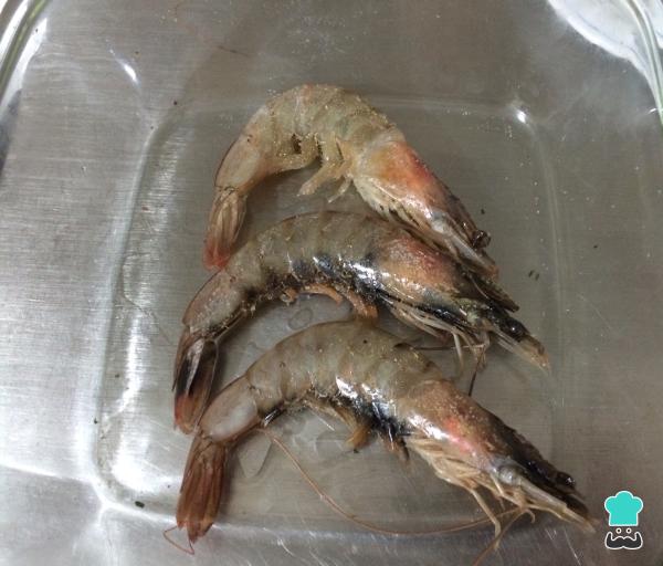 Receta de Gambas al horno - Paso 4