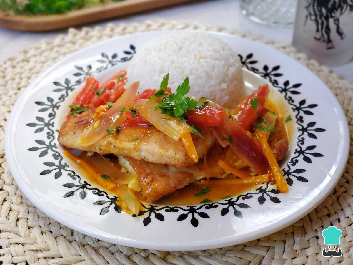 Receta de Pescado a la chorrillana