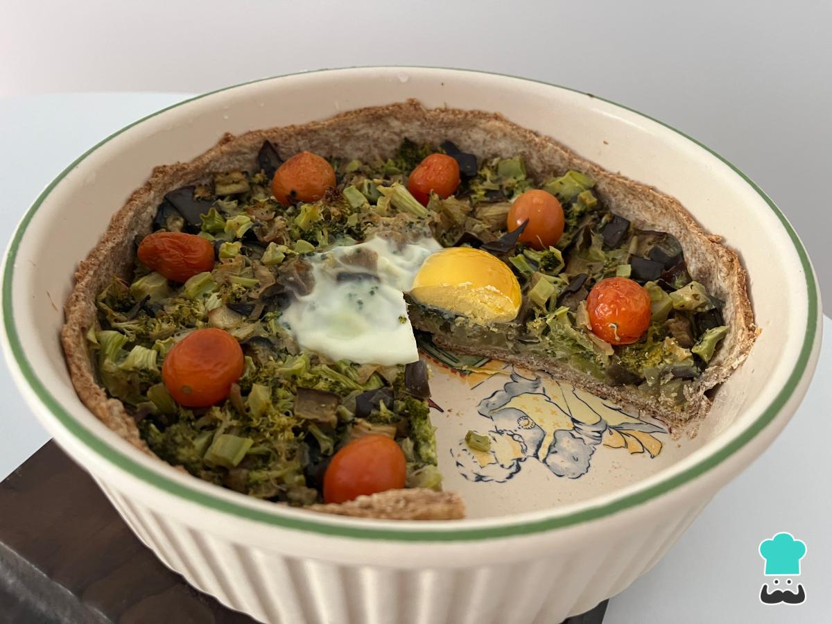 Receta de Tarta de verduras y huevo