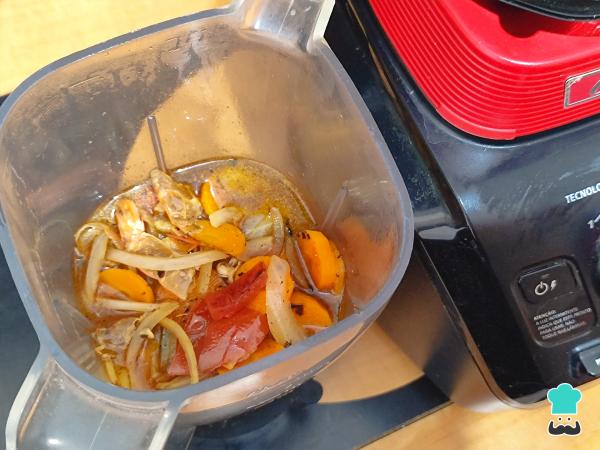 Receta de Bisque de camarón - Paso 5