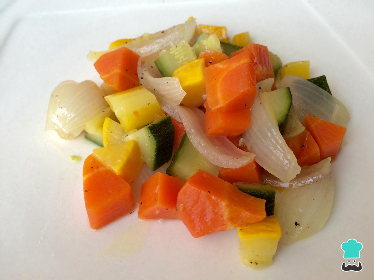 Receta de Vegetales glaseados