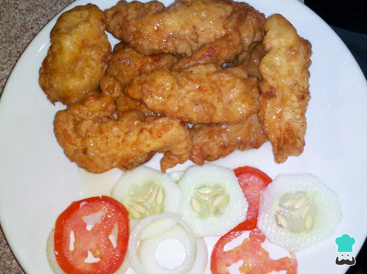 Receta de Pollo frito fácil y rápido