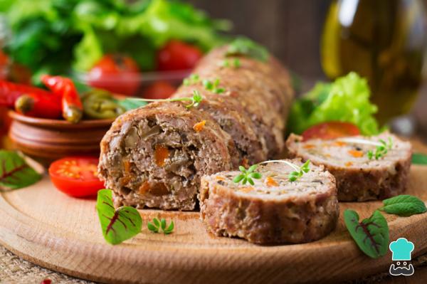 Receta de Budín de carne
