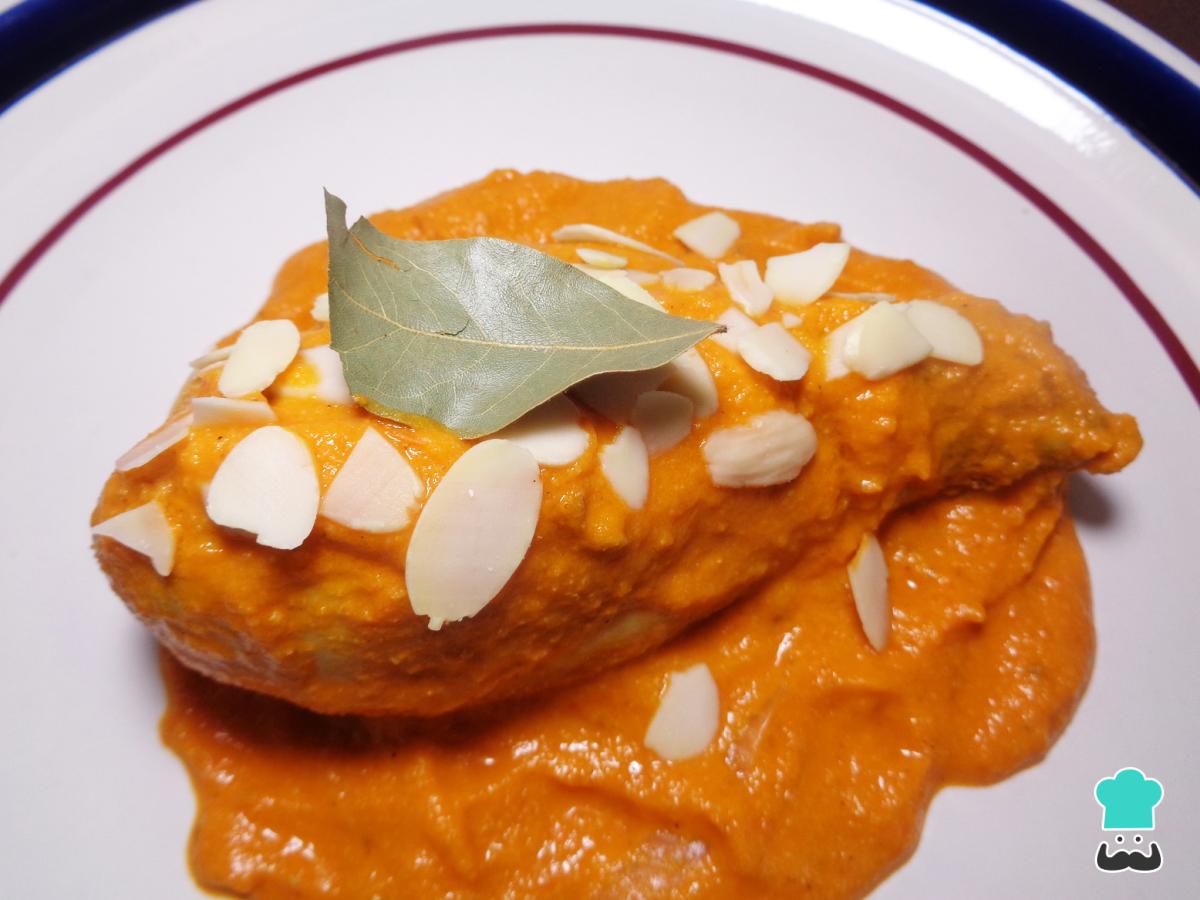 Receta de Pollo almendrado mexicano
