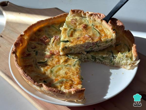 Receta de Quiche de calabacín y bacon - Paso 8