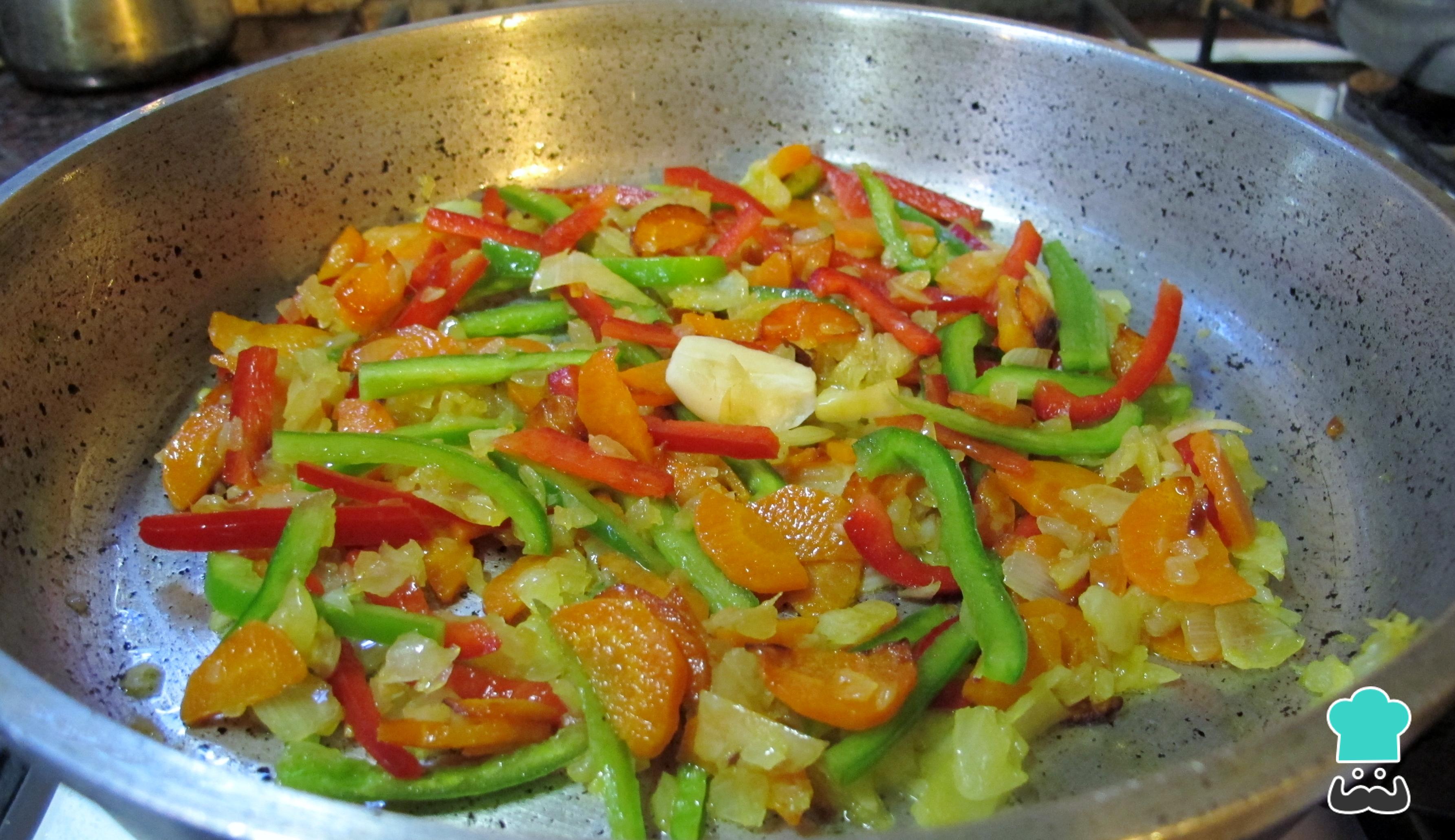 Sofrito para paella Fácil