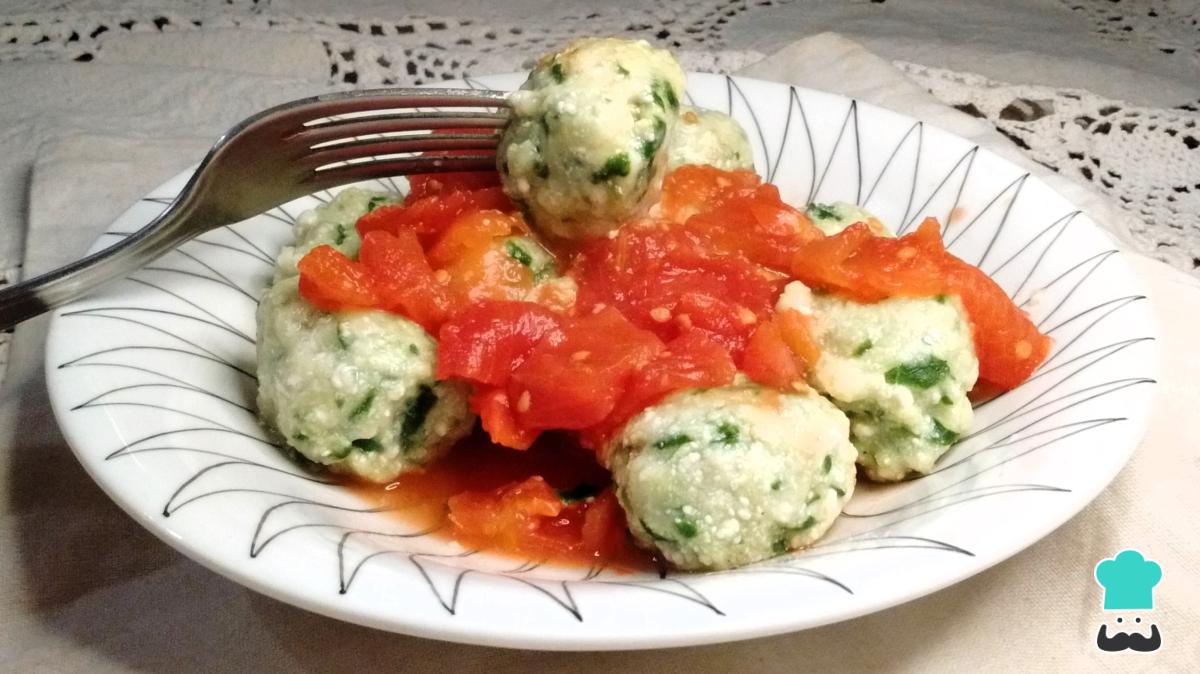 Receta de Malfatti de espinaca y ricota