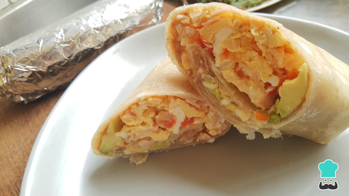 Receta de Burritos de huevo