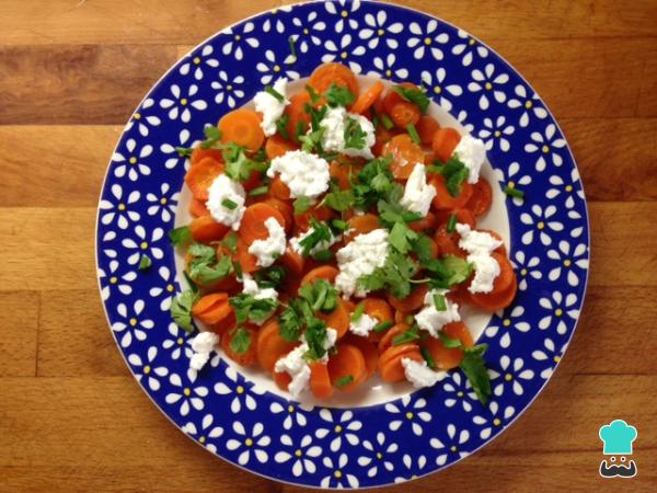 Receta de Zanahorias al horno con queso