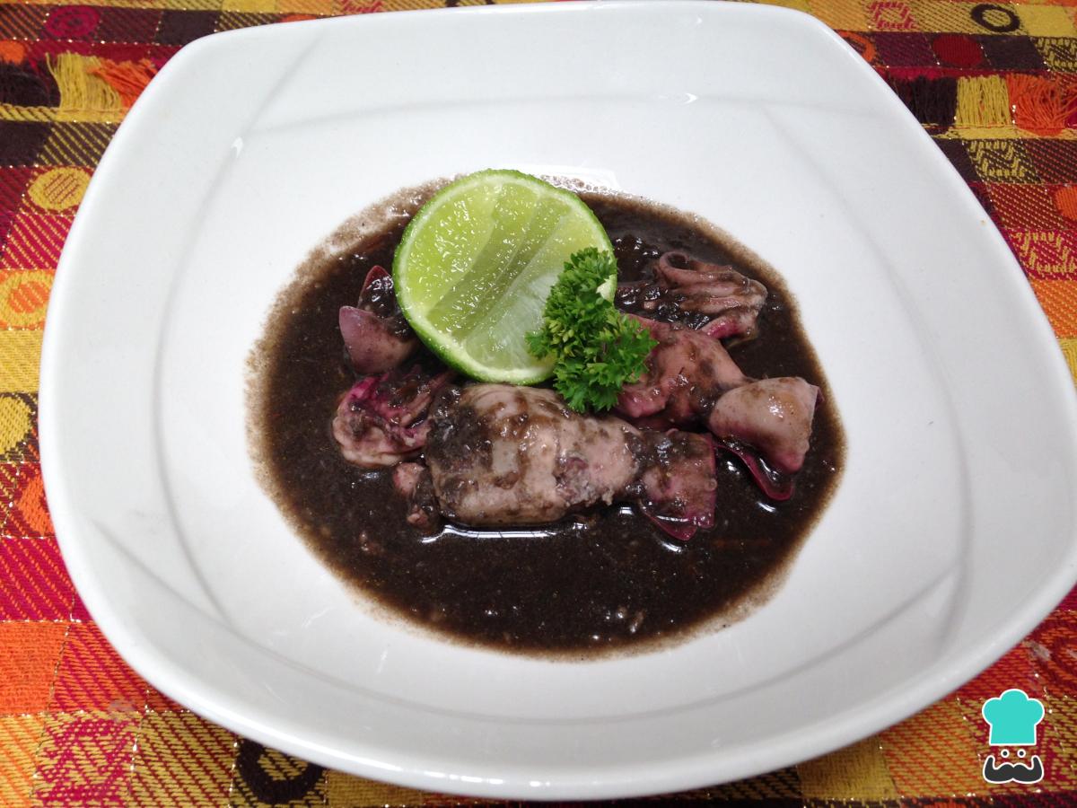 Receta de Chipirones en su tinta