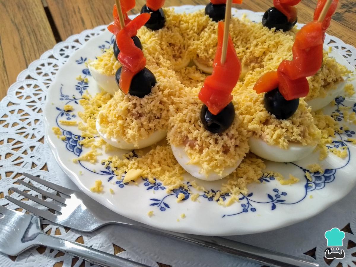 Receta de Huevos rellenos de la abuela