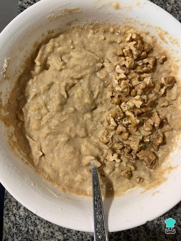 Receta de Bizcocho de plátano y manzana sin azúcar - Paso 11