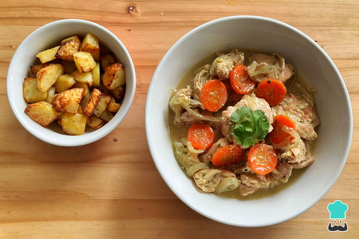 Receta de Pollo al coñac casero