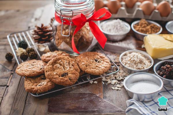 Desayunos navideños para celebrar la Navidad - Galletas navideñas de avena