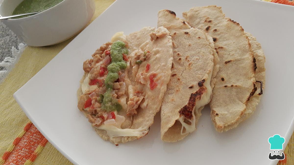 Receta de Quesadillas de pancita