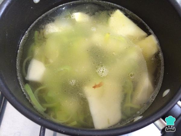 Receta de Vichyssoise vegana - Paso 4