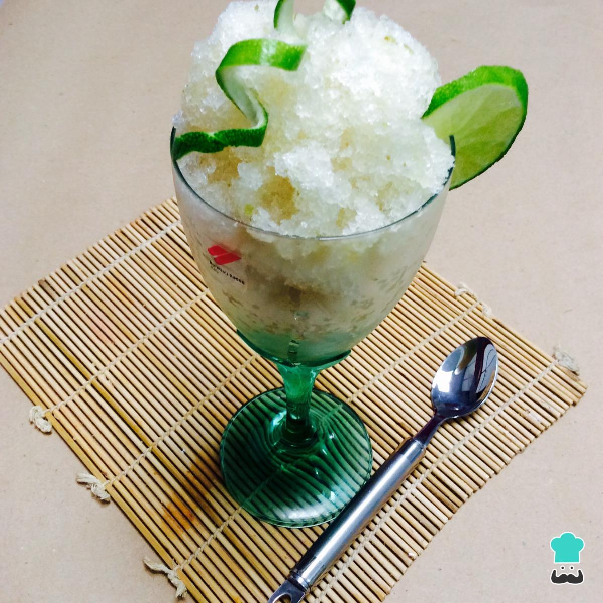 Receta de Granizado de limón