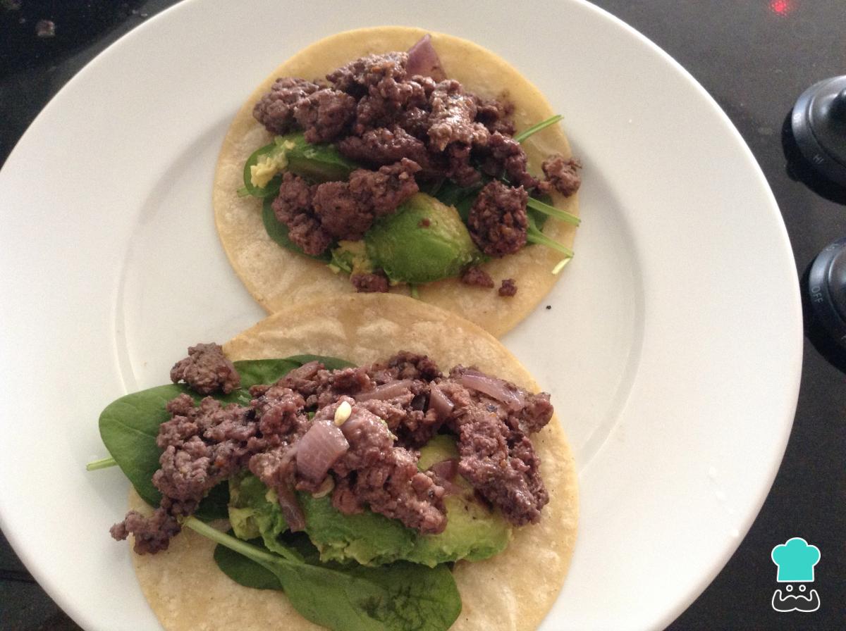 Receta de Tacos de carne al vino tinto