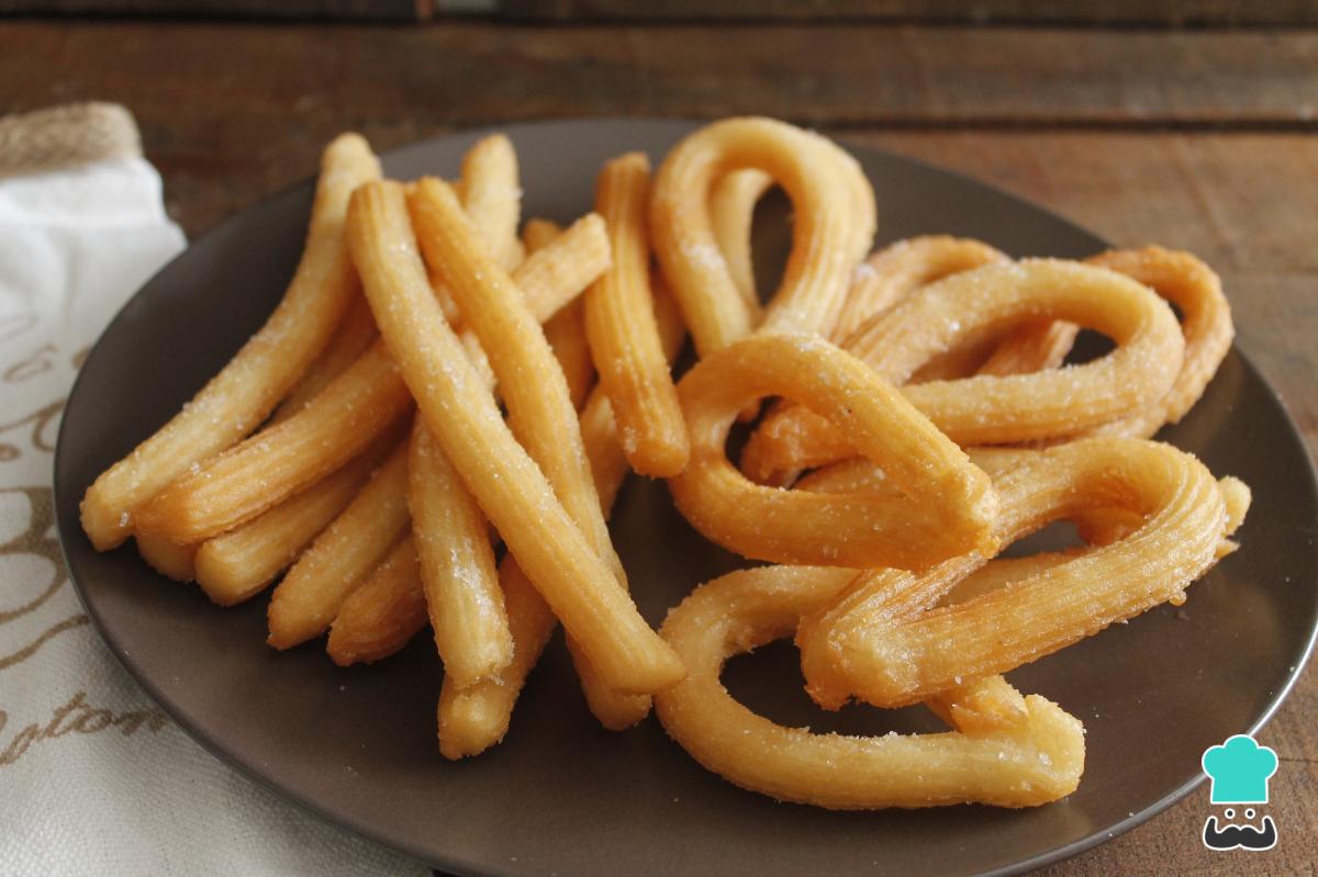 Receta de Churros caseros sin churrera